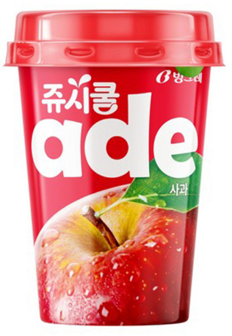 빙그레 쥬시쿨에이드 사과에이드 250mlx20컵, 250ml, 20개
