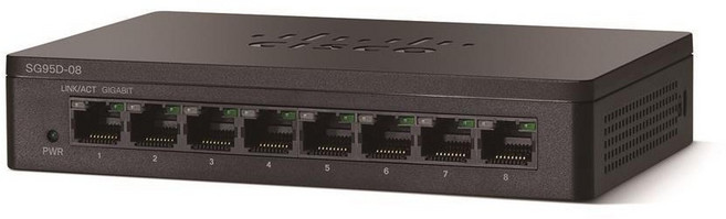 SG95D-08 시스코 기가8포트 소형 스위칭허브, 1개