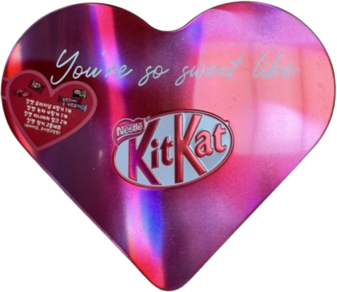 KitKat 프리즘 하트틴 케이스 초콜릿, 170.5g, 1개