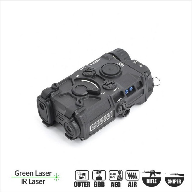 WD ET OGL LED Light Metal Version (Green&IR Laser/Plastics）, 1개