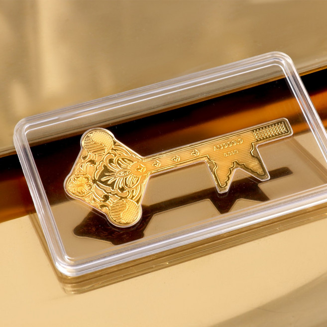 러브넛 24K 순금 행운 황금열쇠 골드바(0.05g) 단품