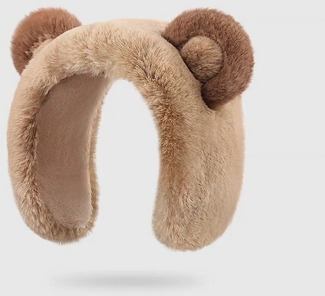 까마느 곰돌이 귀도리 귀덮개 방한 귀마개