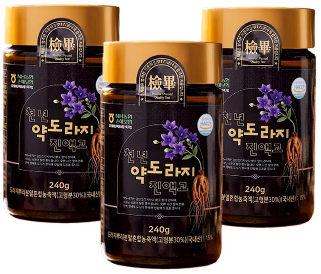 [TenTenPlus] 기침 가래 완화 국내산 약도라지원료 천년 약도라지 진액고/풍부한 사포닌함유15가지 전통원료 배합/매일 한스푼 환절기 목건강관리, 720g - 쿠팡