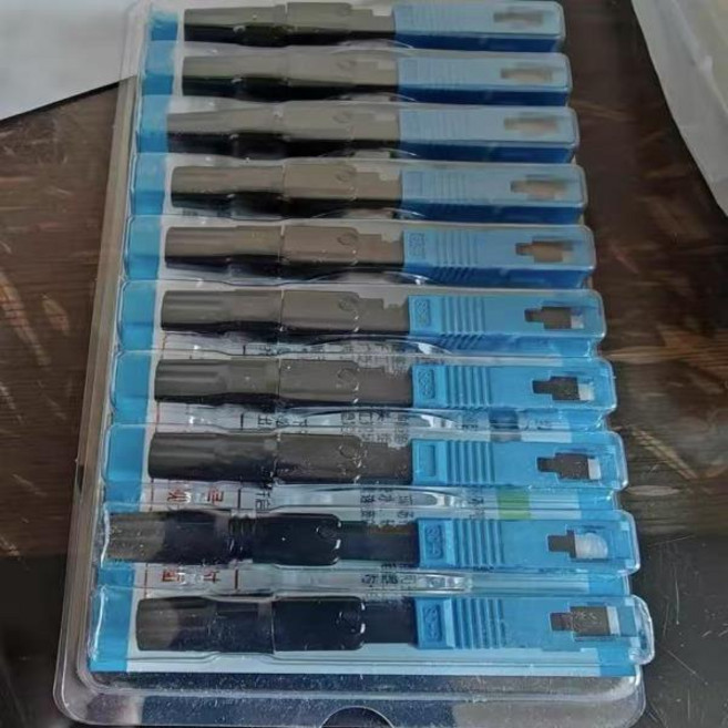 광섬유 커넥터 SC 도킹 장치 FTTH 내장형 피그테일 퀵 팩당 50/100개, 02 100PCS UPC