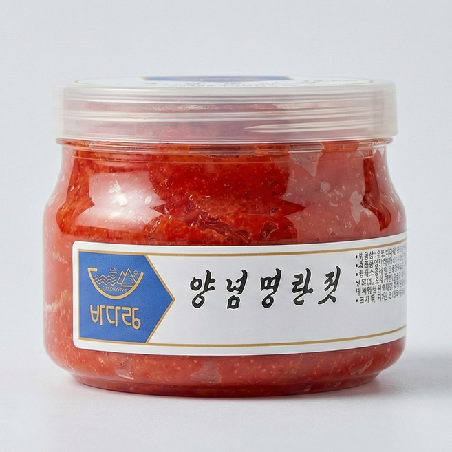 해품 양념 명란 젓갈 명란젓파지 양념명란젓 비빔명란젓, 1개, 500g
