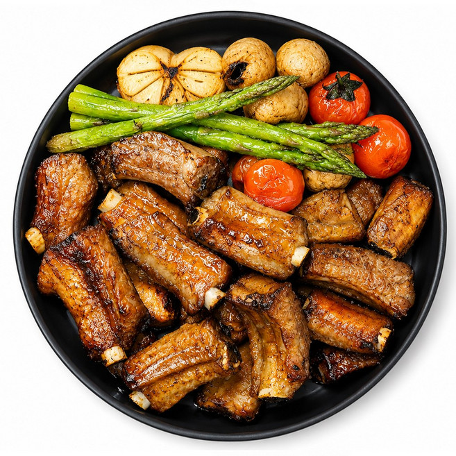 천지푸드 국내산 등갈비 한입 쪽갈비 구이&찜용 720g (간장맛), 2개