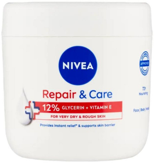 니베아 NIVEA 리페어&케어 바디크림 400ml 건성 피부용, 1개