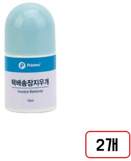 프린텍)택배송장지우개(BR15/15ml/DN3142400), 2개