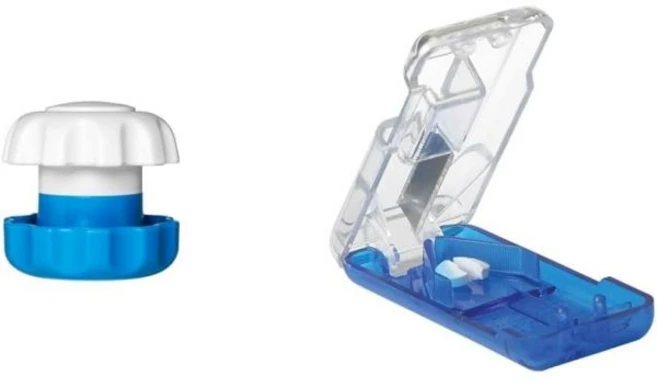 이지 용량 크러쉬 알약 비타민 정제 분쇄기 분쇄기 보관 절단기 스플리터 디스펜서 일일 사용 안전하게 절단 쉬운 절단, 1개 - 쿠팡