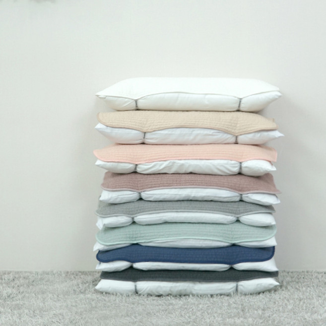 밀리에르 1+1+1 아사면60수 밴딩 5초 덧베개커버 쇼파헤드커버 위생적인 여행 집들이 선물 숙박업체