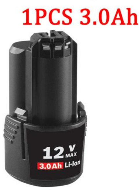 BOSCH 충전식 리튬 이온 배터리 BAT411 BAT412A BAT413A D70745 2607336013 2607336014 PS202 PS402 10.8V 12V, 1) 1 BATTERY 3.0AH, 1 BATTERY 3.0AH