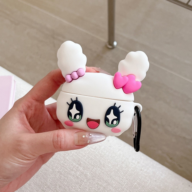 다마고치 러블리치 토끼 에어팟케이스, 1개, 화이트, 프로3