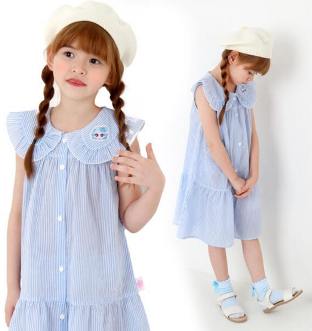 아트박스/프리미에팜 캐치! 티니핑 여아용 빛나핑 빅카라 우븐 원피스BL