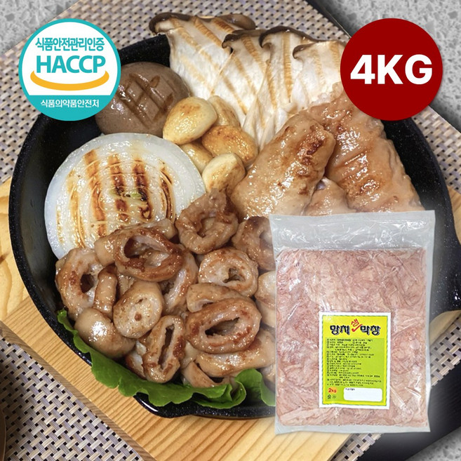 대구 돼지생막창 천연과일 숙성 4kg, 1개