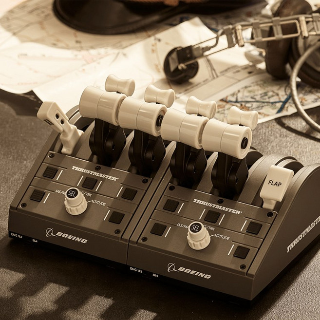 트러스트마스터 TCA Quadrant 보잉에디션 쓰로틀 2개 풀세트 (PC/XBOX)