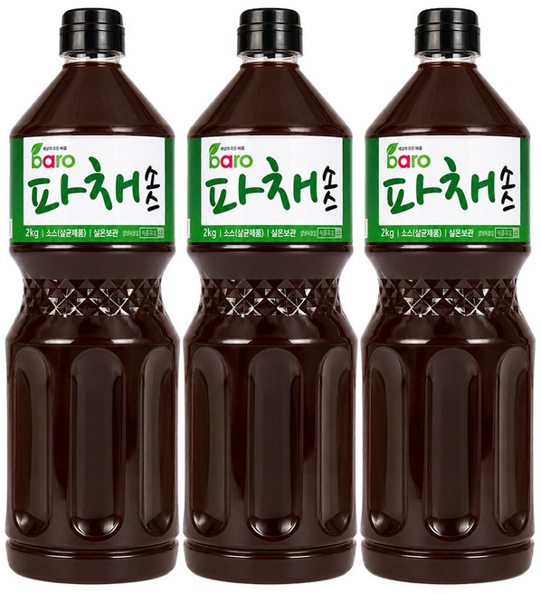 바로 파채소스 2kg 1BOX(8EA) 파무침 파절이 삼겸살 고기 양념장 업소용 대용량, 3개