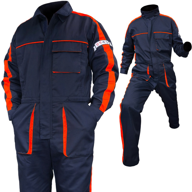 봄 가을 일체형 작업복 스즈끼복 NZ-731F 자동차 정비복 점프수트