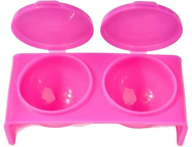 네일 젤팔레트 브러쉬 세척 2구 셀프 젤네일, 5개, 핑크