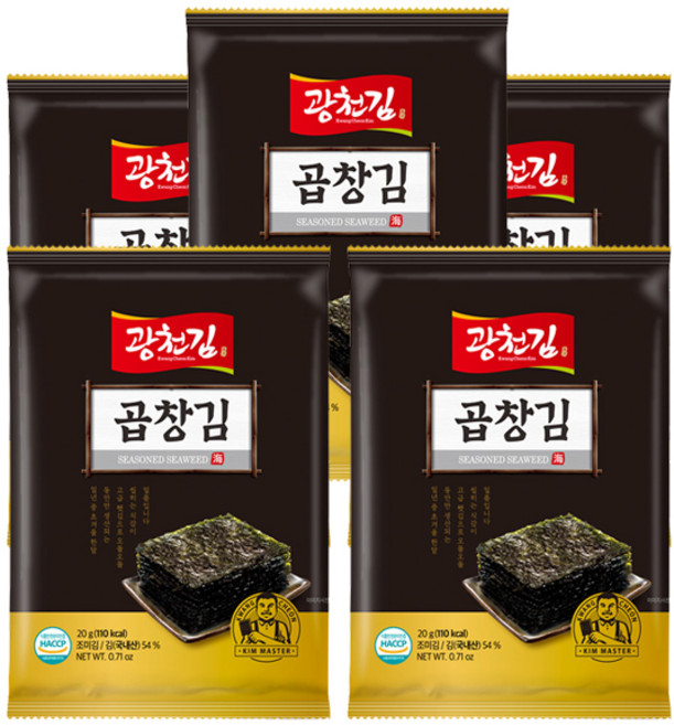 광천김 조미 곱창김 전장김, 10개