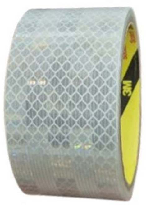 3M 프리즘형 고휘도 반사 테이프 48mm x 2.5M 백색 안전테이프 3M 반사테이프 dew+951Xi