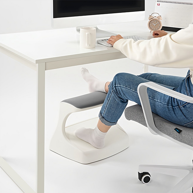 에르먼 국내 제조 PIO 2단 쿠션 발받침대 기본형, 그레이