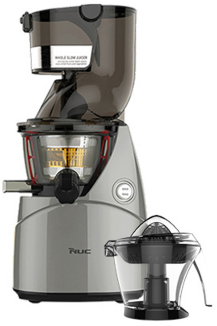 엔유씨 통째로 원액기 다크실버 +오렌지 착즙기, WSJ-972KC