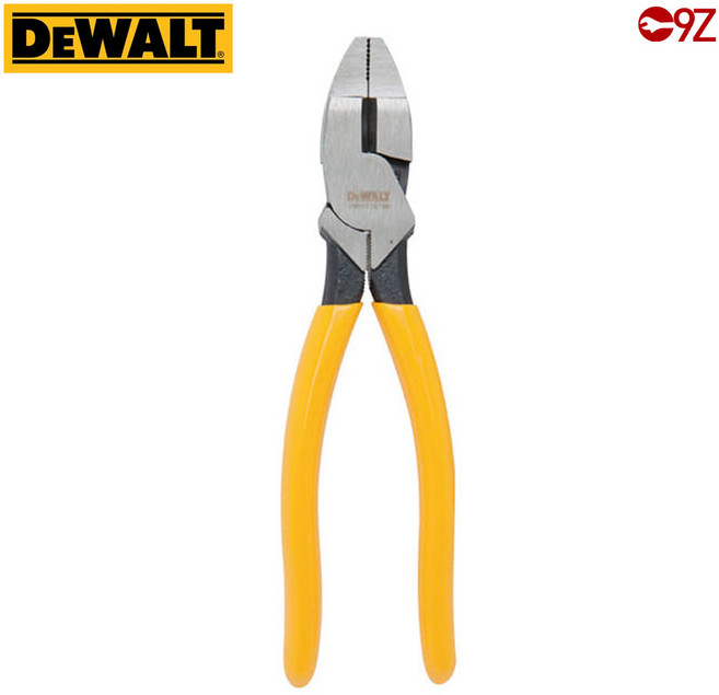 디월트 DWHT70796 그립아머뺀치 175mm 압착+절단겸용 PVC손잡이 뺀찌, 1개