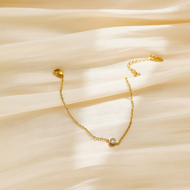 여성 베이직 심플 펜던트 써지컬스틸 팔찌 Bracelet C5 & C6