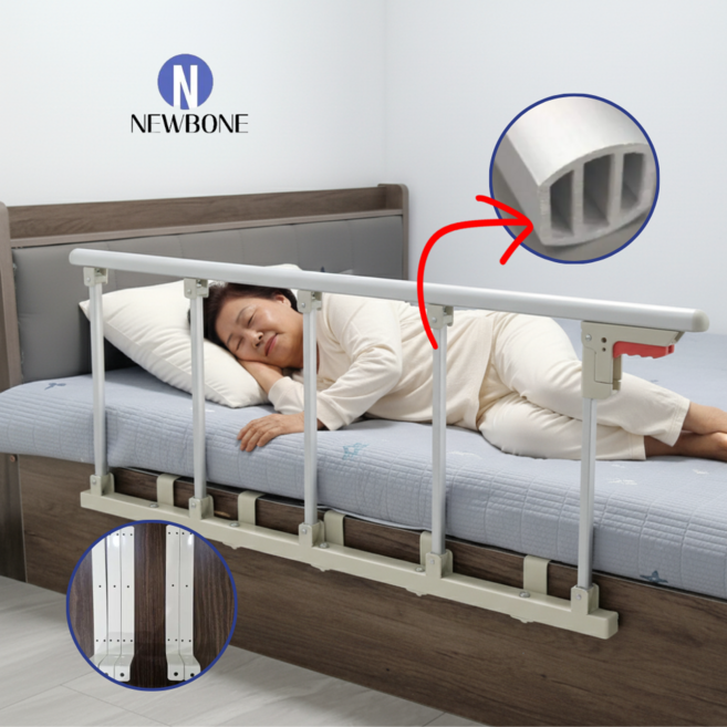 뉴본 침대 안전 가드 높이 40cm 50cm 노인 낙상방지 펜스 사이드레일 안전바, 50cm안전바