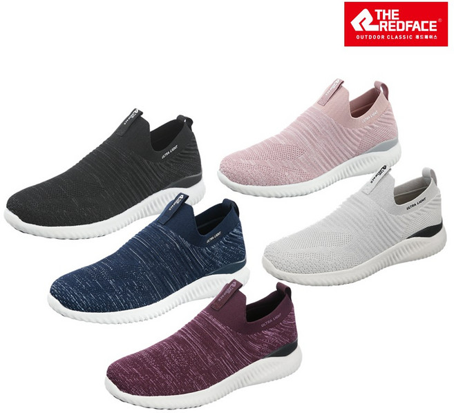 [레드페이스 본사] 등산화 트래킹화 등산 아웃도어 남녀공용 퓨즈 니트 슬립온 RESGLCX21105