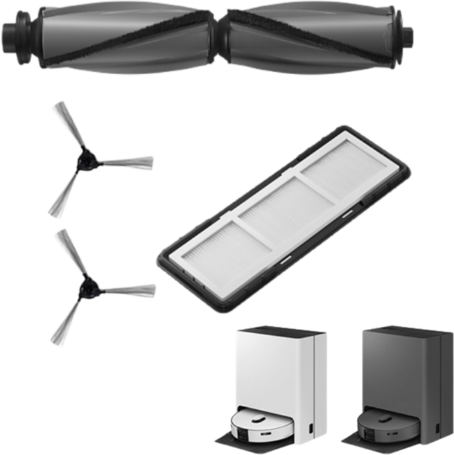 삼성 로봇청소기 제트봇 비스포크 AI 스팀 엉킴방지 브러쉬 롤러 모터필터 사이드 회전솔 액세서리 키트 VR7MD97716 VR7MD96516 VCA-RAK97, 1개, 비스포크 AI 스팀 악세사리