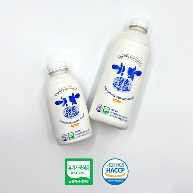 평촌요구르트 대용량 500ml, 4병, 500g