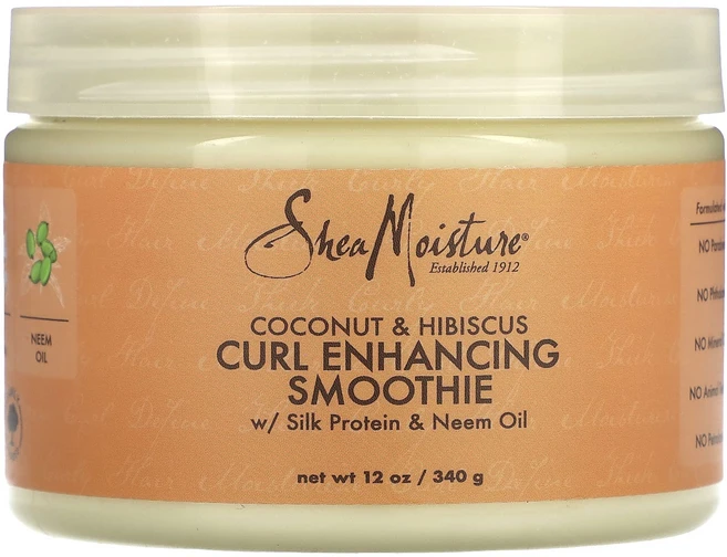 SheaMoisture 컬 인핸싱 스무디 코코넛 & 히비스커스 340g(12oz), SheaMoisture컬인핸싱스무디코코넛히비스커스340, 340g, 1개 - 쿠팡