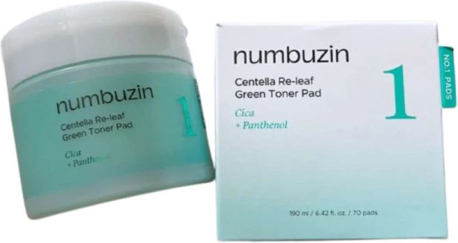 넘버즈인 1번 시카 갈아만든 초록패드 190ml, 70매입, 3개 - 쿠팡