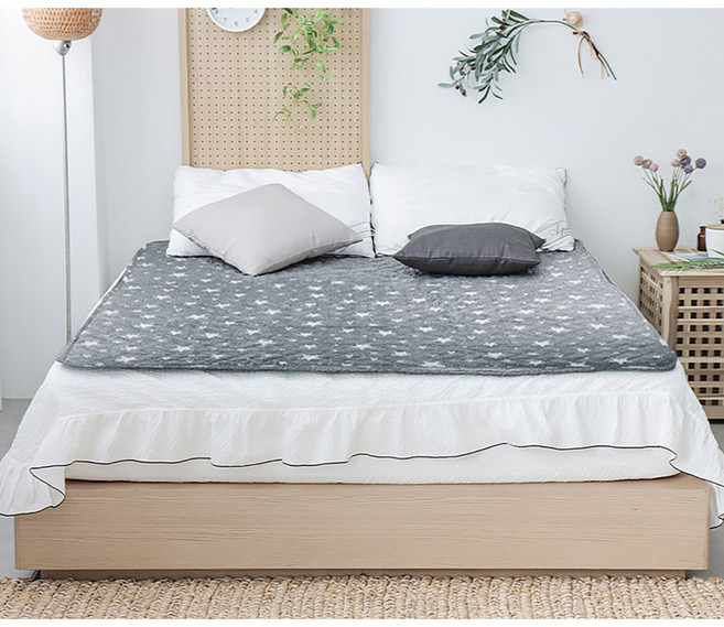 프리미엄 따듯하고 포근한 탄소카본전기매트 자동꺼짐타이머 탄소열선 물세탁가능 싱글 퀸사이즈 인증받은 매트, 코멜리 탄소매트 퀸사이즈, 탄소카본매트 퀸