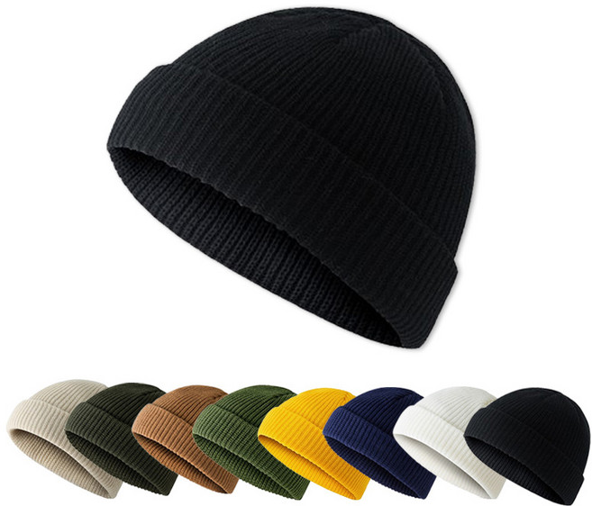 제로앤나인 남녀공용 무지 비니 니트 숏비니 8종