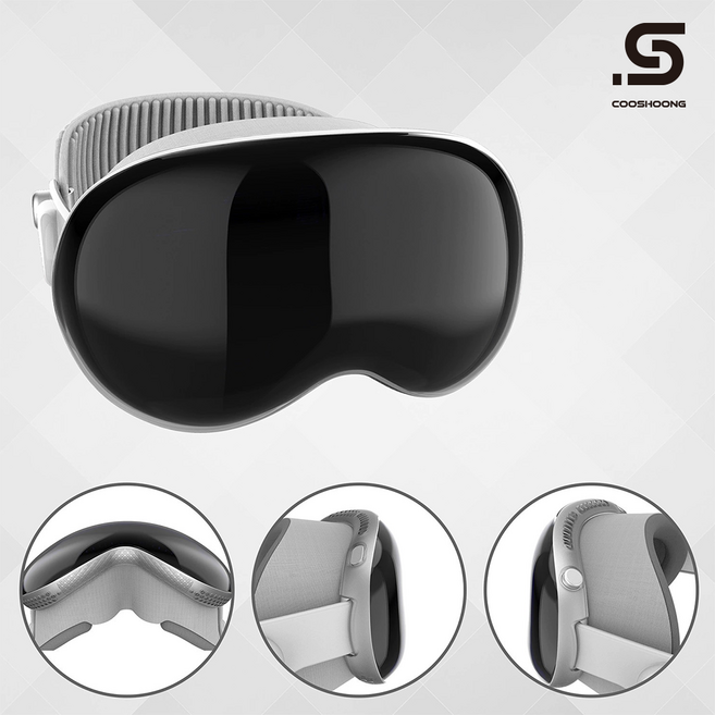 쿠슝 비전 프로 스크래치방지 케이스 VR Vision Pro 보호 투명 커버 프레임