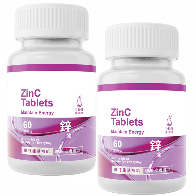 日日糜 活力鋅錠 補充體力 提升精力, 6個, 60顆