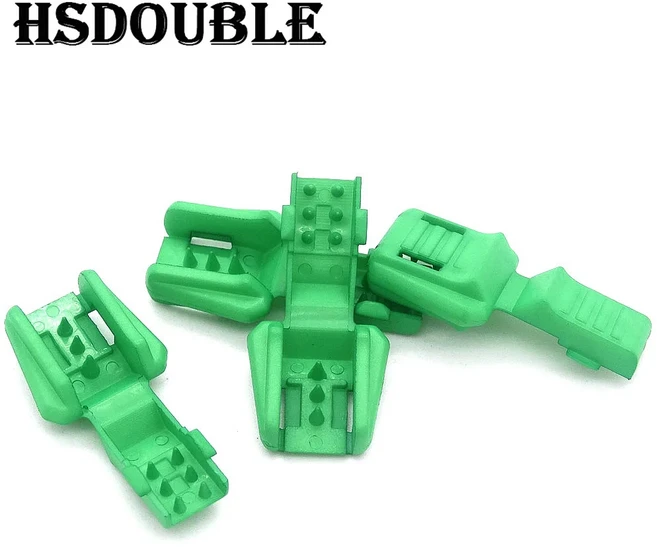 파라코드용 지퍼 풀 엔드 테더 팁 플라스틱 잠금 장치 12 색상 팩당 개, 02 Green