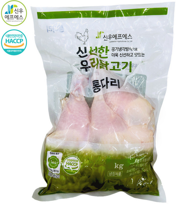 신우에프에스 국내산 냉장 통다리 통닭다리 장각, 5kg, 1개