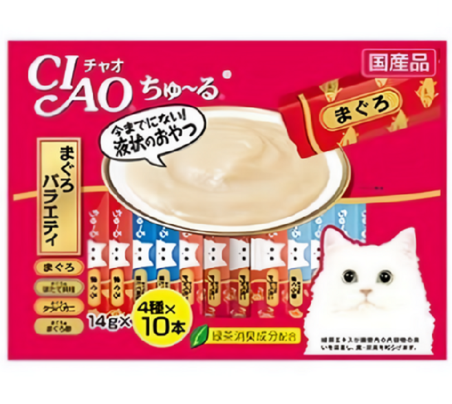 챠오츄르 고양이 버라이어티 간식, 참치, 560g, 1개