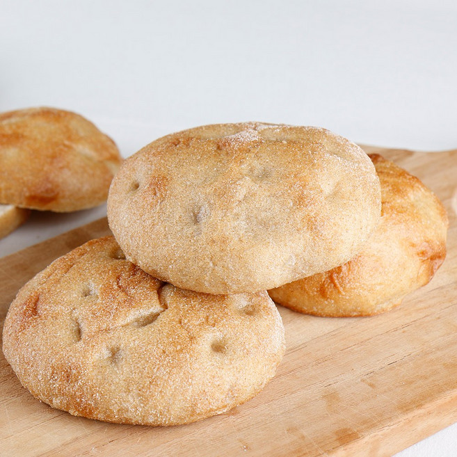 통밀쌀포카치아 우리밀 천연발효 통곡물 무설탕 비건 건강 식사 빵, 2개, 100g