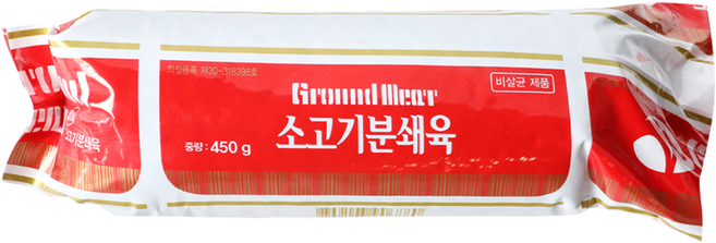 우미 소고기분쇄육 450g 민찌, 23개