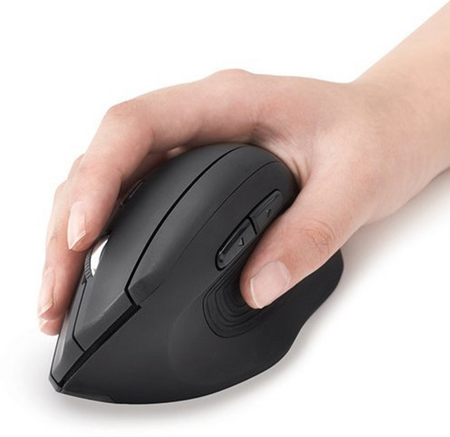 엑토 손목보호 인체공학 무선 버티컬 마우스 MSC-216, BLACK
