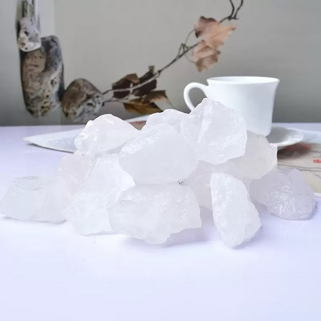天然白水晶原礦擺件 居家擺飾 淨化空間 舒緩身心 100克, 白水晶100g