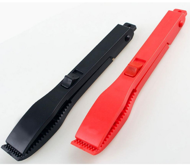 악어이빨 물고기 생선 집게 피쉬그립 출조공구 출조도구 출조소품 출조용품, LOCK피쉬그립 블랙, 1개