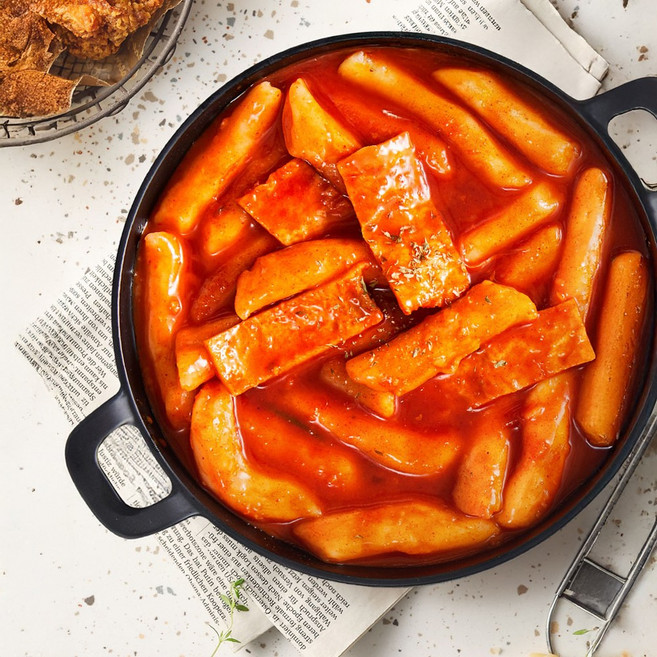 국내산 유기농 현미 떡볶이떡 식사대용 개별포장, 1개, 500g