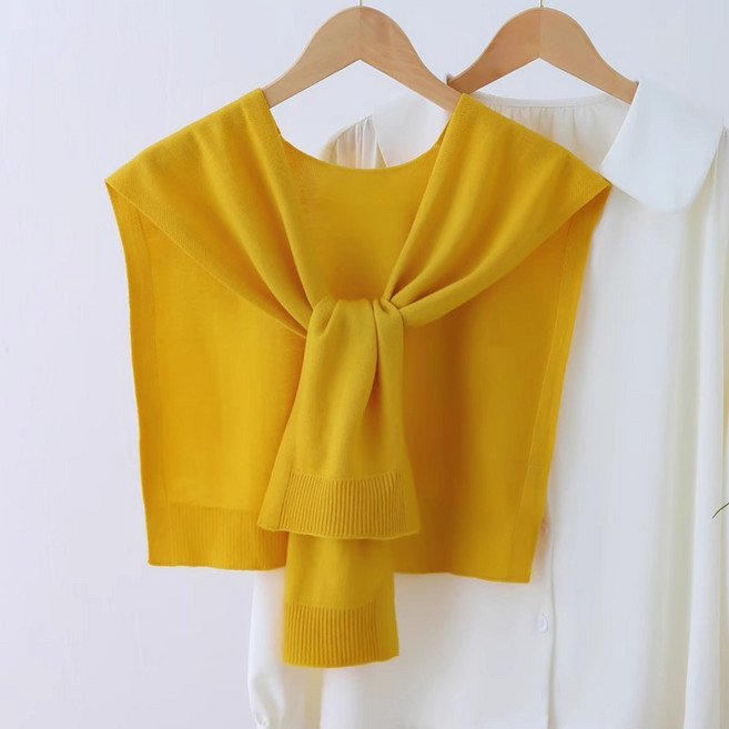 [엔젤디] 레저 페이크 가디건 어깨숄