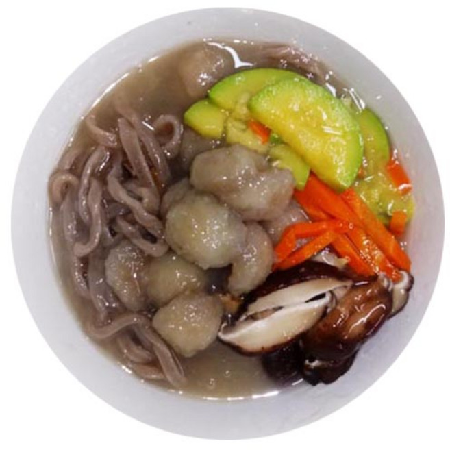 봉평 메밀 칼국수-1박스(1.4kgx15봉)105인분 업소전문용 옹심이칼국수, 1.4kg, 15개