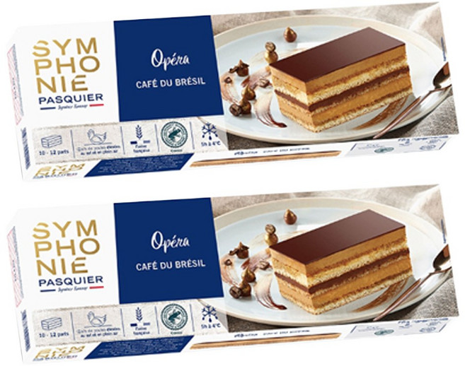 파스키에 오페라 케이크 795g, 2개